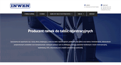 Desktop Screenshot of inwen.com.pl