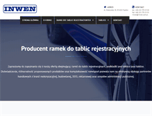 Tablet Screenshot of inwen.com.pl